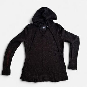 Black Sparkly Harley Davidson sweater hoodie size medium